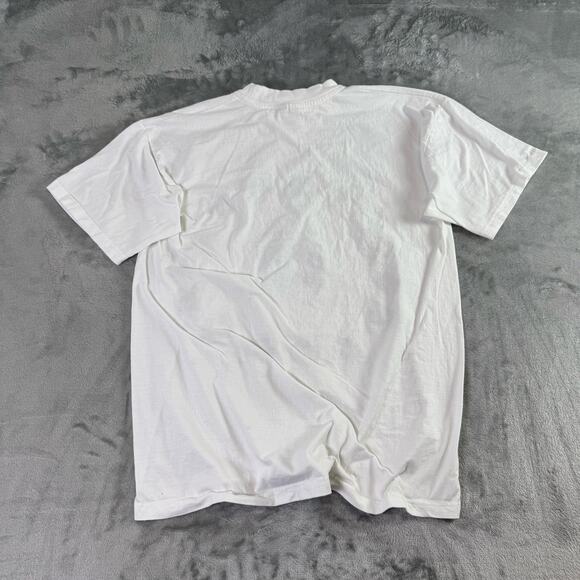 VTG 1994 B&C European comic graphic white tshirt mens Medium - Picture 2 of 7